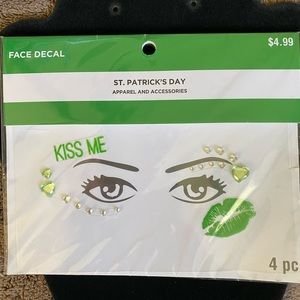 St Patrick’s Day Facial Decals.